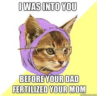Hipster Kitty