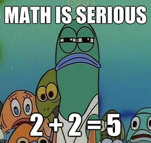 Serious fish SpongeBob