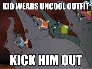 Hipster Dumbo Elephants