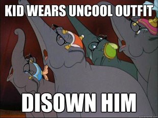 Hipster Dumbo Elephants