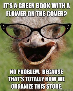 Judgmental Bookseller Ostrich