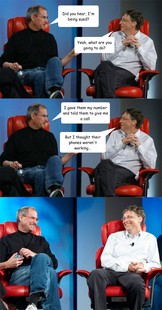 Steve Jobs vs Bill Gates