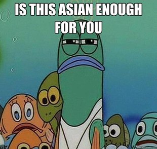 Serious fish SpongeBob