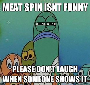 Serious fish SpongeBob