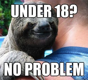 Suspiciously Evil Sloth