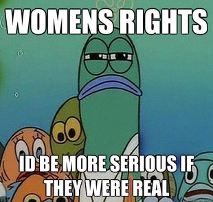 Serious fish SpongeBob