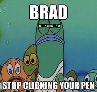 Serious fish SpongeBob