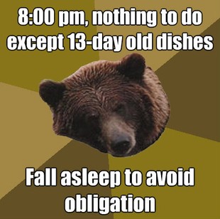 Lazy Bachelor Bear