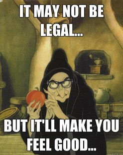 Hipster Snow White Witch