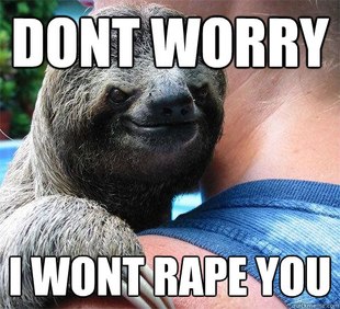 Suspiciously Evil Sloth