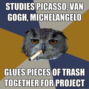 Art Student Owl