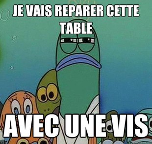 Serious fish SpongeBob
