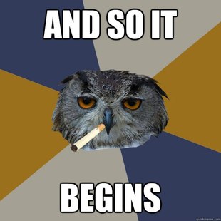 Art Student Owl