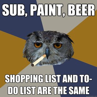 Art Student Owl