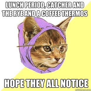 Hipster Kitty