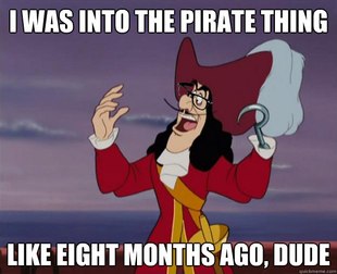 Hipster Captain Hook