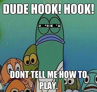 Serious fish SpongeBob