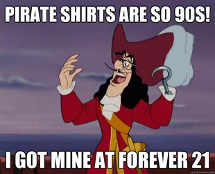 Hipster Captain Hook