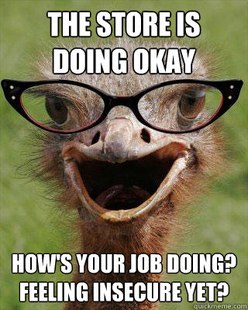 Judgmental Bookseller Ostrich