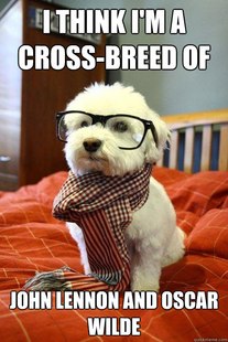 Hipster Dog