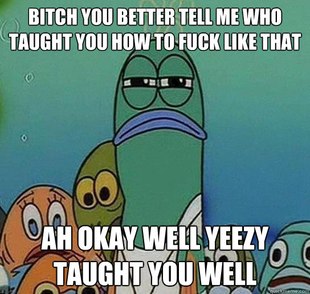 Serious fish SpongeBob