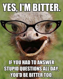 Judgmental Bookseller Ostrich
