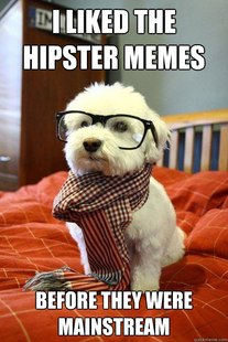 Hipster Dog
