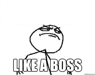 Like a boss