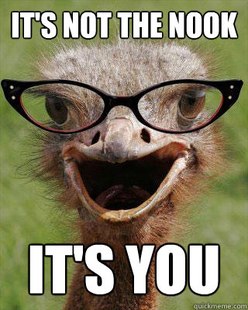 Judgmental Bookseller Ostrich