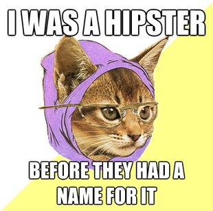 Hipster Kitty