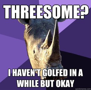 Sexually Oblivious Rhino