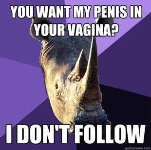 Sexually Oblivious Rhino