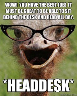 Judgmental Bookseller Ostrich